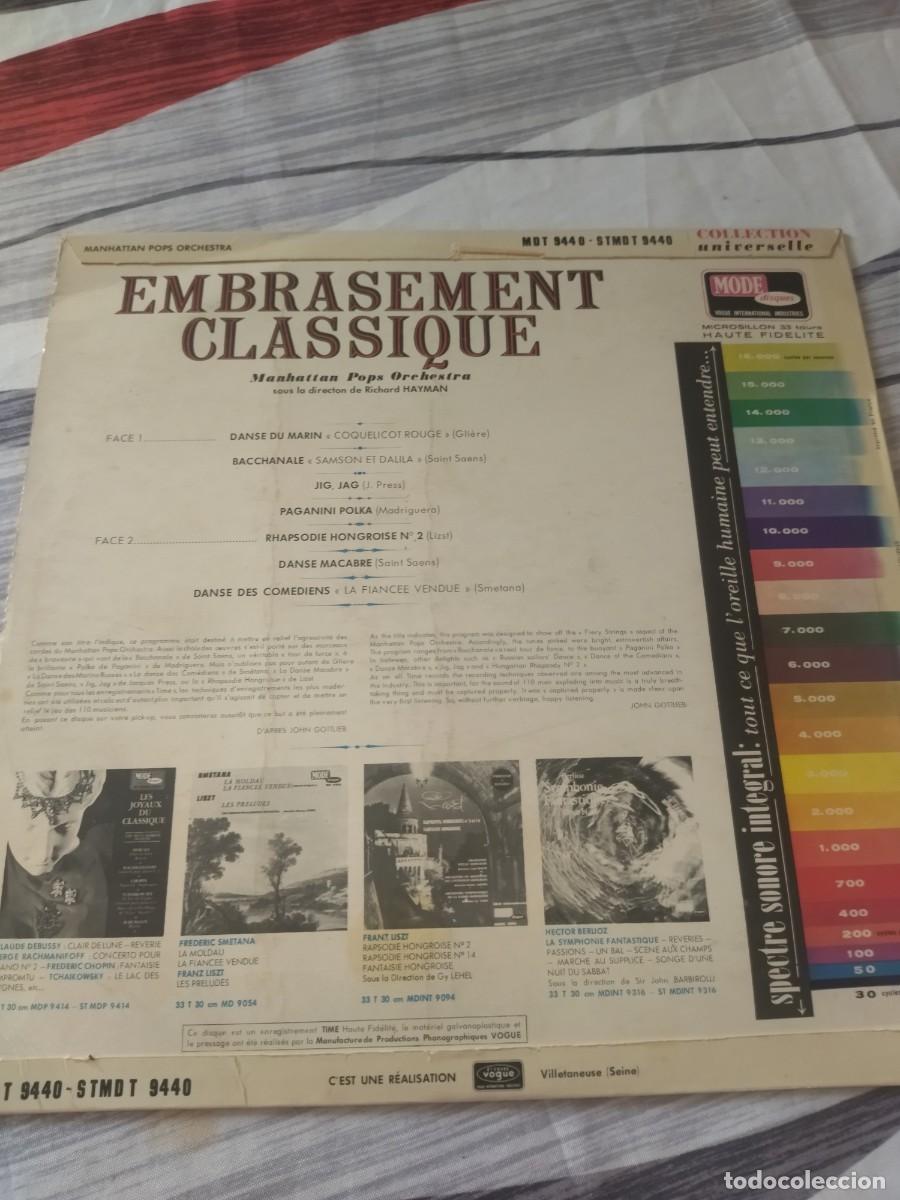 Discos de vinilo: manhattan pops orchestra embrasement classique - Foto 2