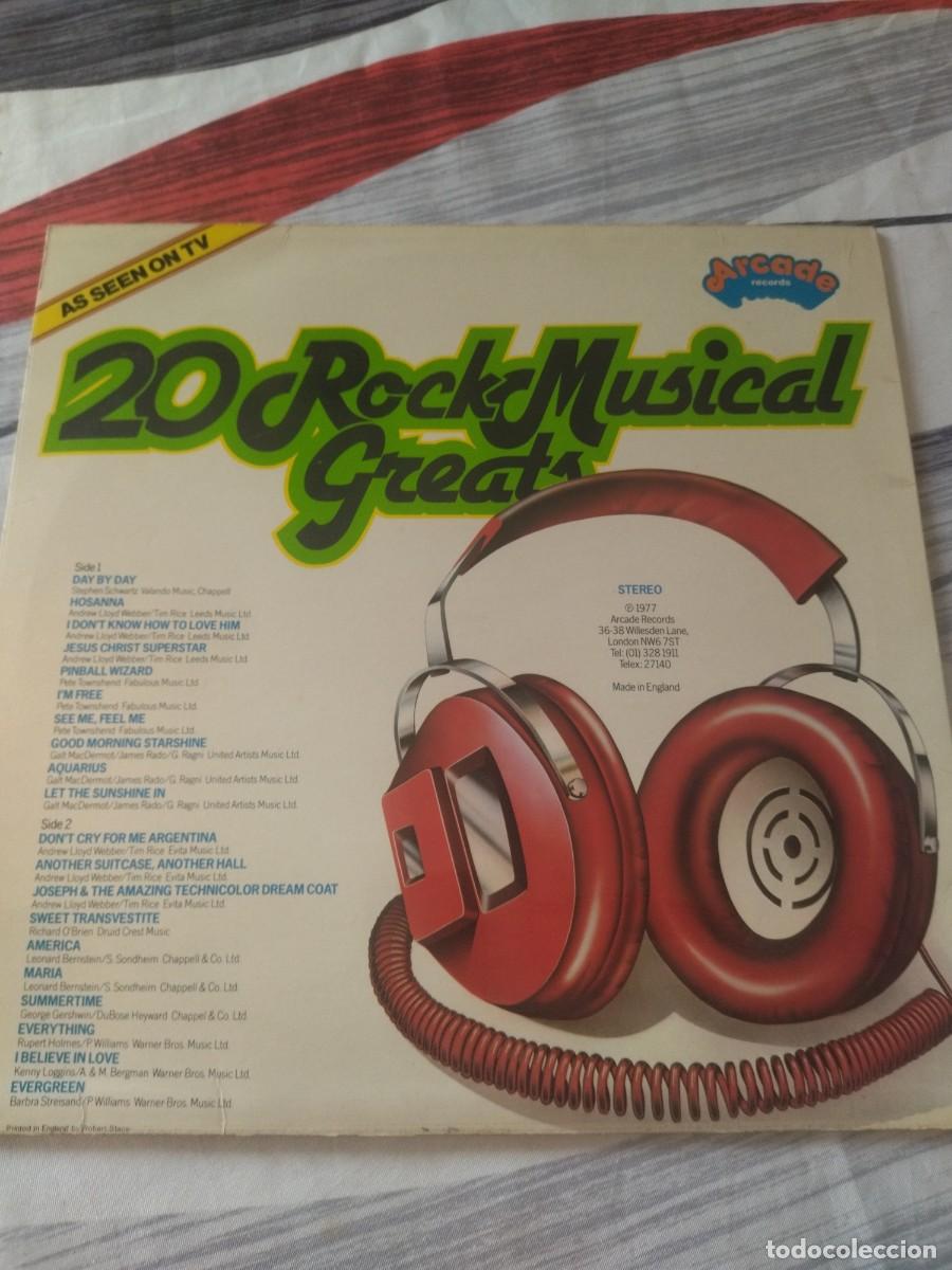 Discos de vinilo: 20 Rock Musical Greats - Foto 2
