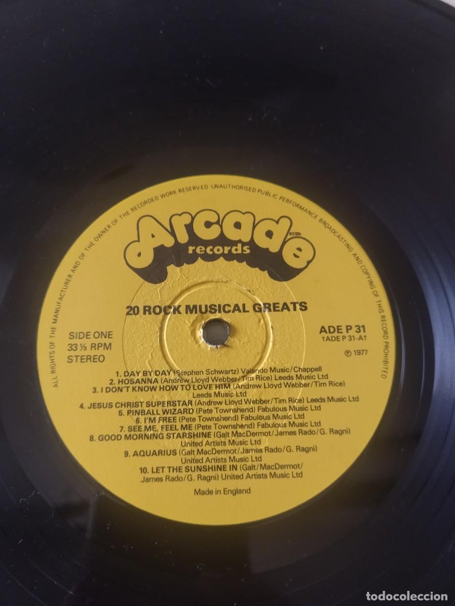 Discos de vinilo: 20 Rock Musical Greats - Foto 4