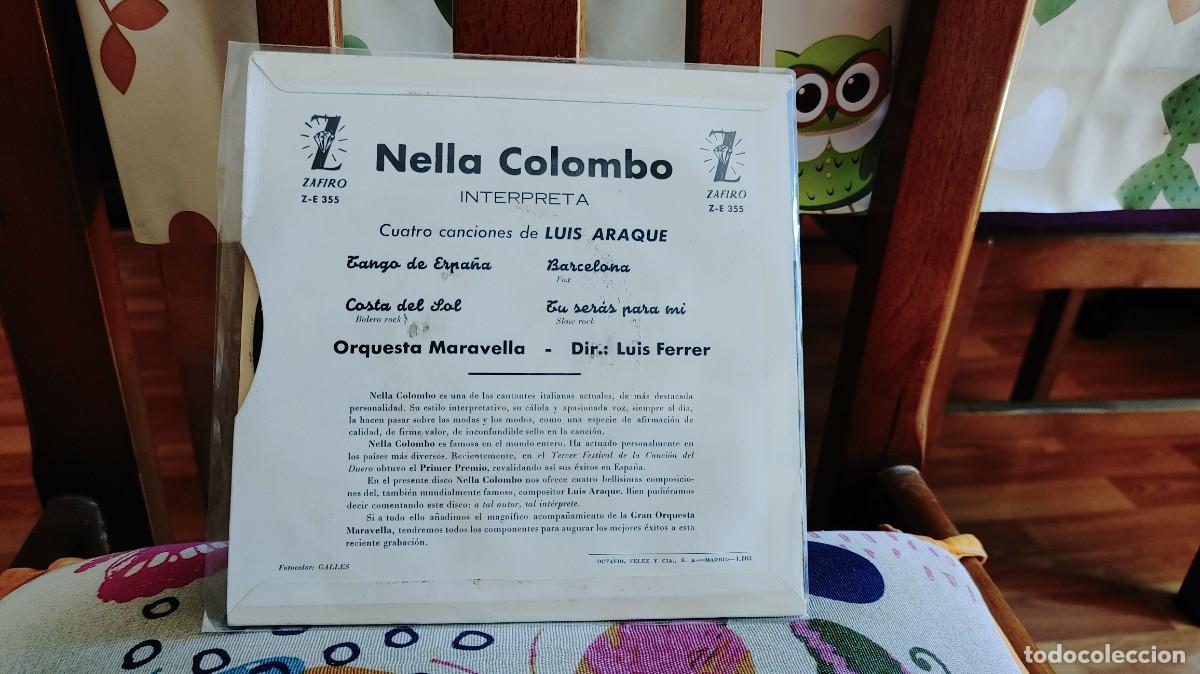 Discos de vinilo: NELLA COLOMBO-EP TANGO DE ESPA&Ntilde;A +3 - Foto 2