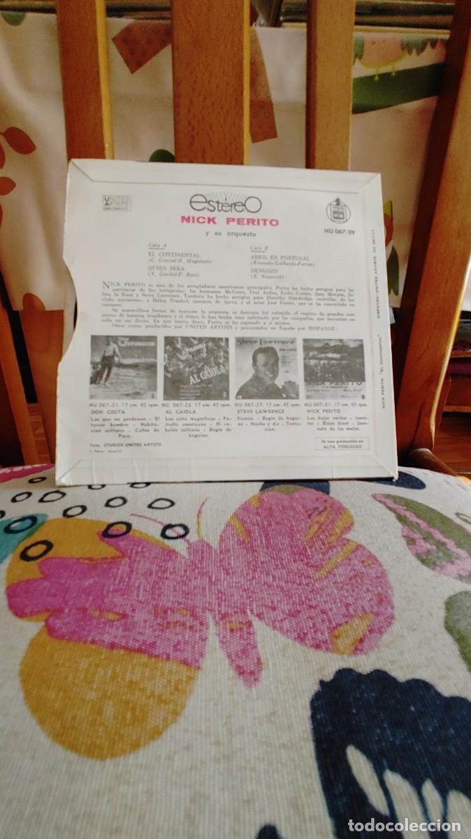Discos de vinilo: NICK PERITO-EP EL CONTINENTAL +3 - Foto 2