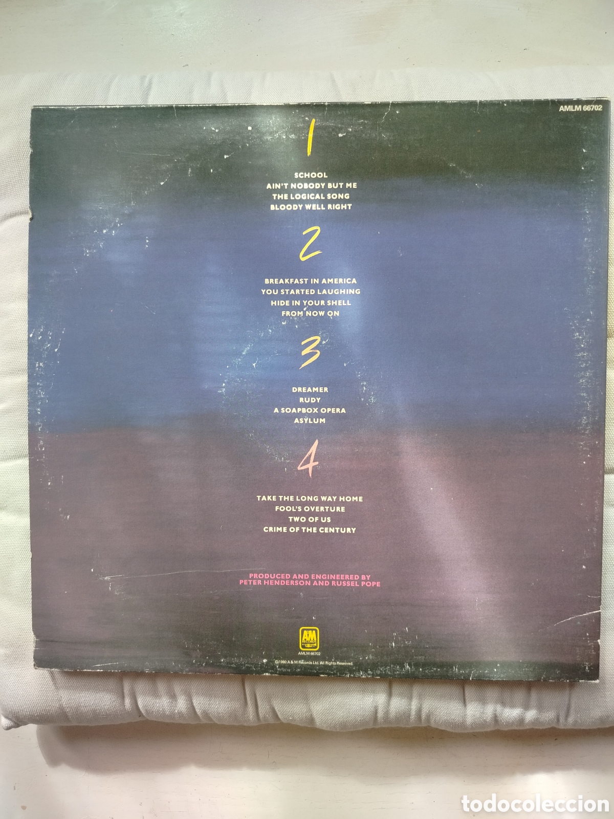 Discos de vinilo: Supertramp 2xLPs Paris - Foto 2