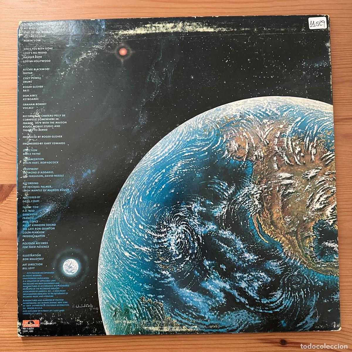Discos de vinilo: Rainbow &lrm;&ndash; Down To Earth, US 1979 Polydor - Foto 2