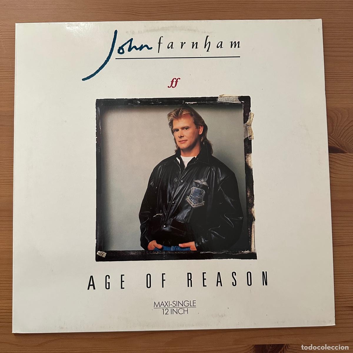 Discos de vinilo: John Farnham &lrm;&ndash; Age Of Reason, Europe 1988 RCA - Foto 1