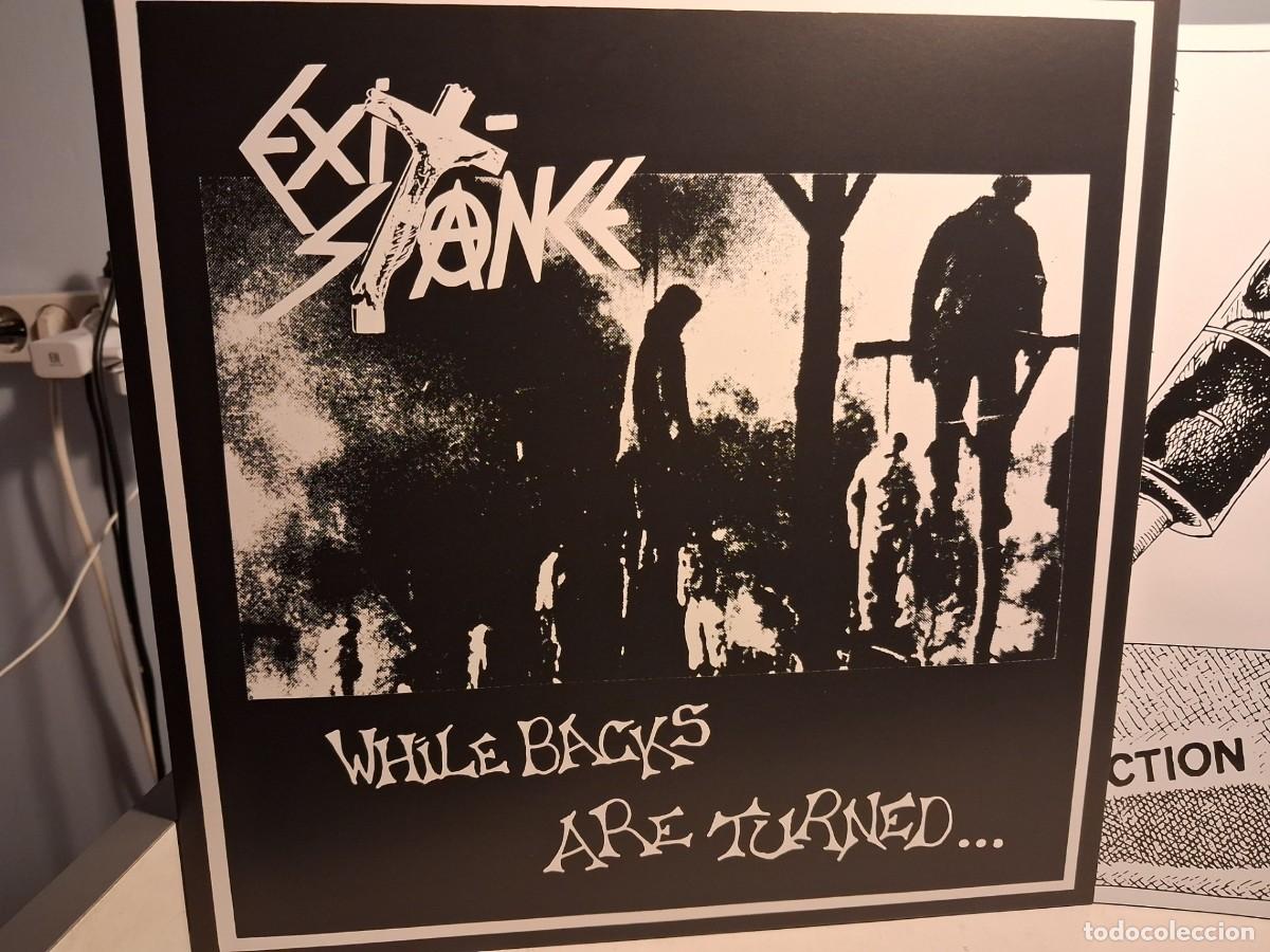 Discos de vinilo: LP EXIT-STANCE : WHILE BACKS ARE TURNED... ( PUNK) - Foto 1