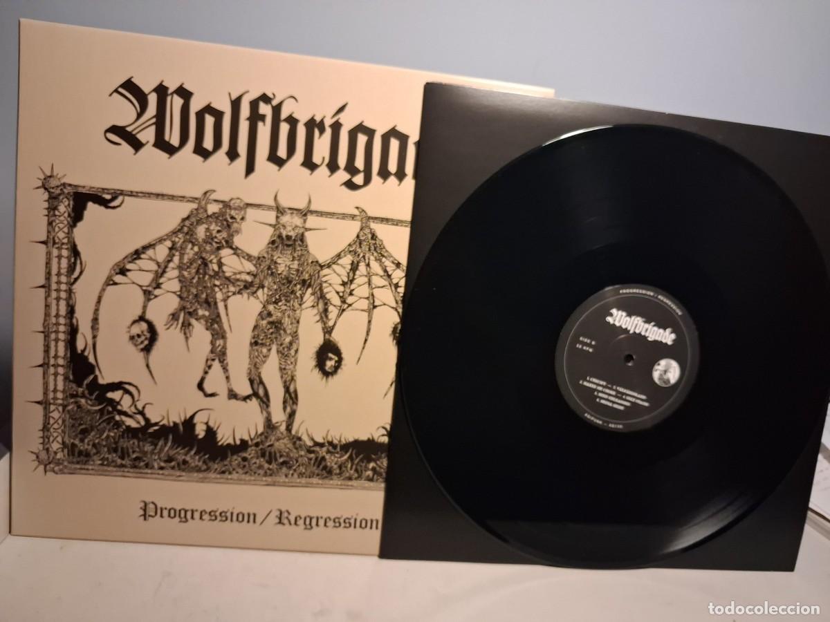 Discos de vinilo: LP WOLFBRIGADE : PROGRESSION / REGRESSION ( HARDCORE PUNK) - Foto 2