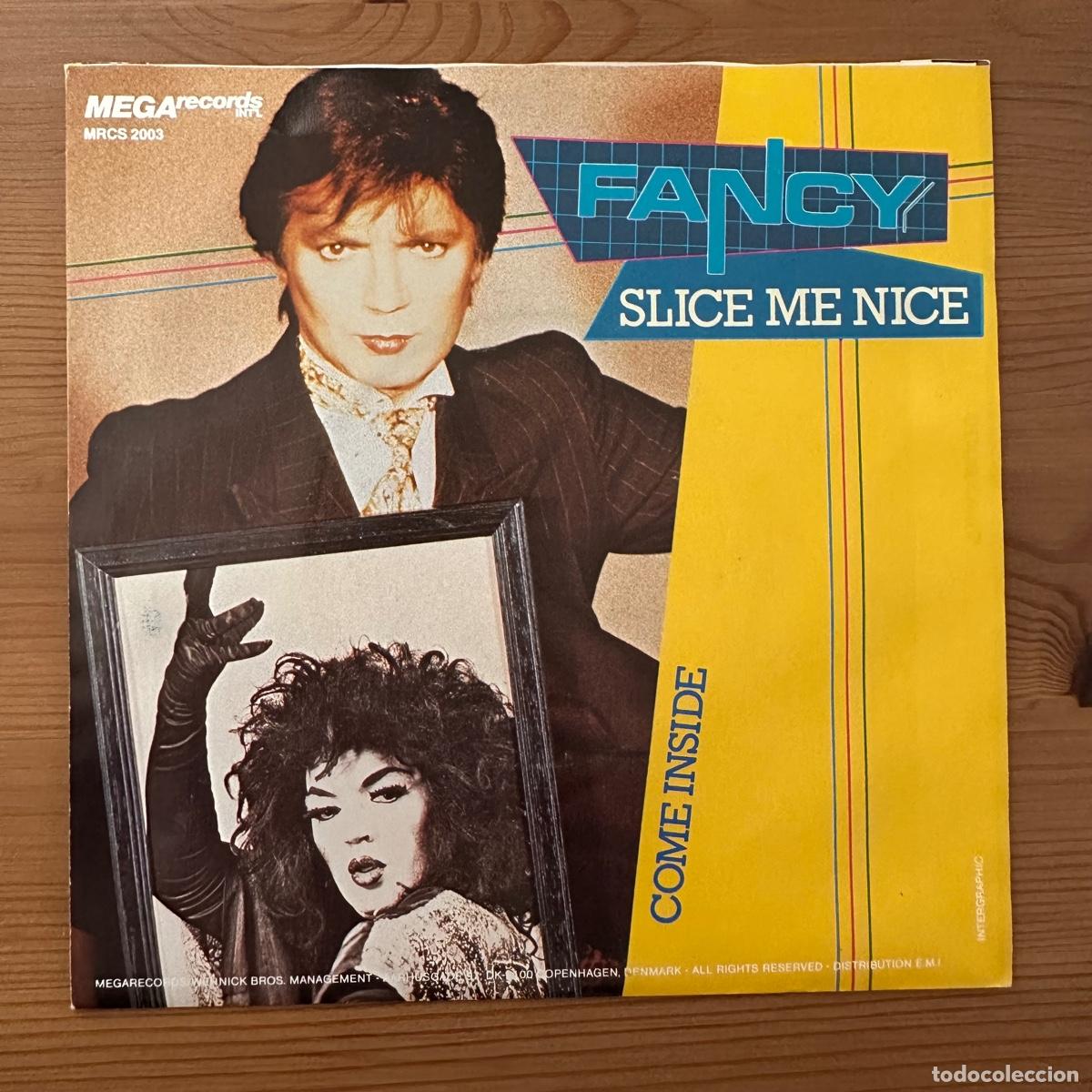 Discos de vinilo: Fancy &ndash; Slice Me Nice, Scandinavia 1984 Mega Records - Foto 1