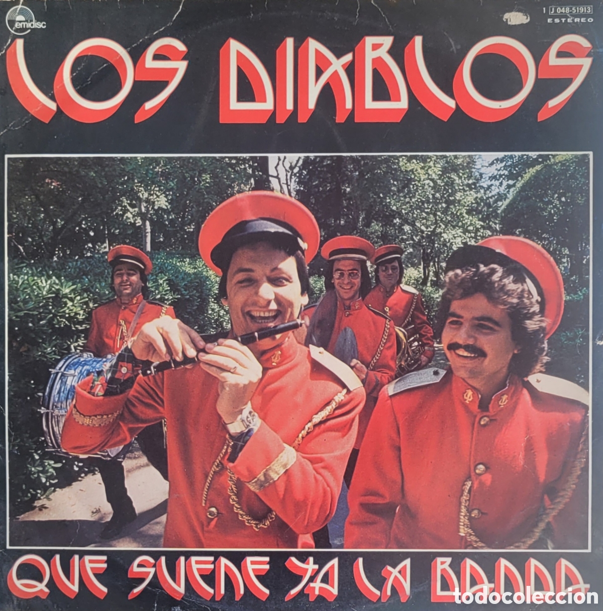 Discos de vinilo: LP LOS DIABLOS QUE SUENE YA LA BANDA - Foto 1