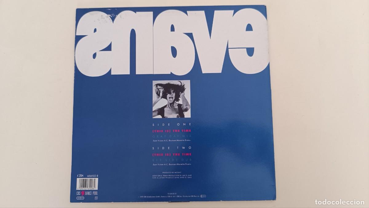 Discos de vinilo: Monette Evans &ndash; (This Is) The Time (Remix) - Foto 2