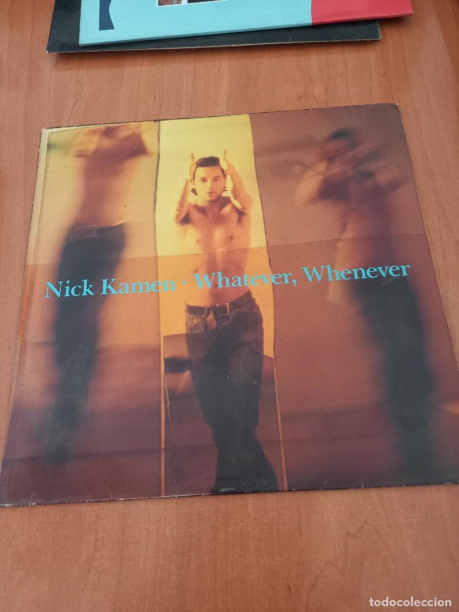 Discos de vinilo: NICK KAMEN - &rdquo;Whatever, Whenever&rdquo; LP - Foto 1