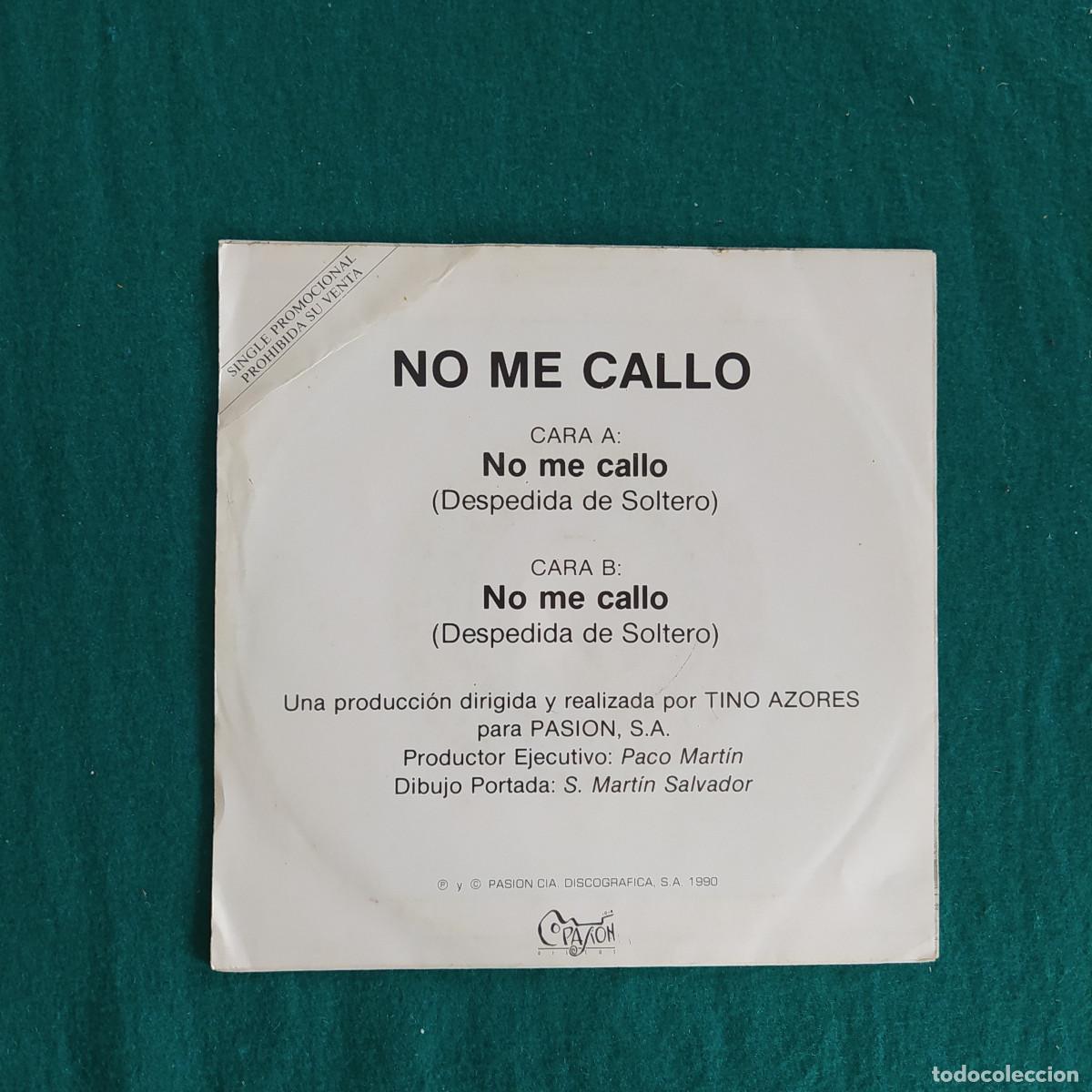 Discos de vinilo: Despedida De Soltero &lrm;&ndash; No Me Callo - Foto 2