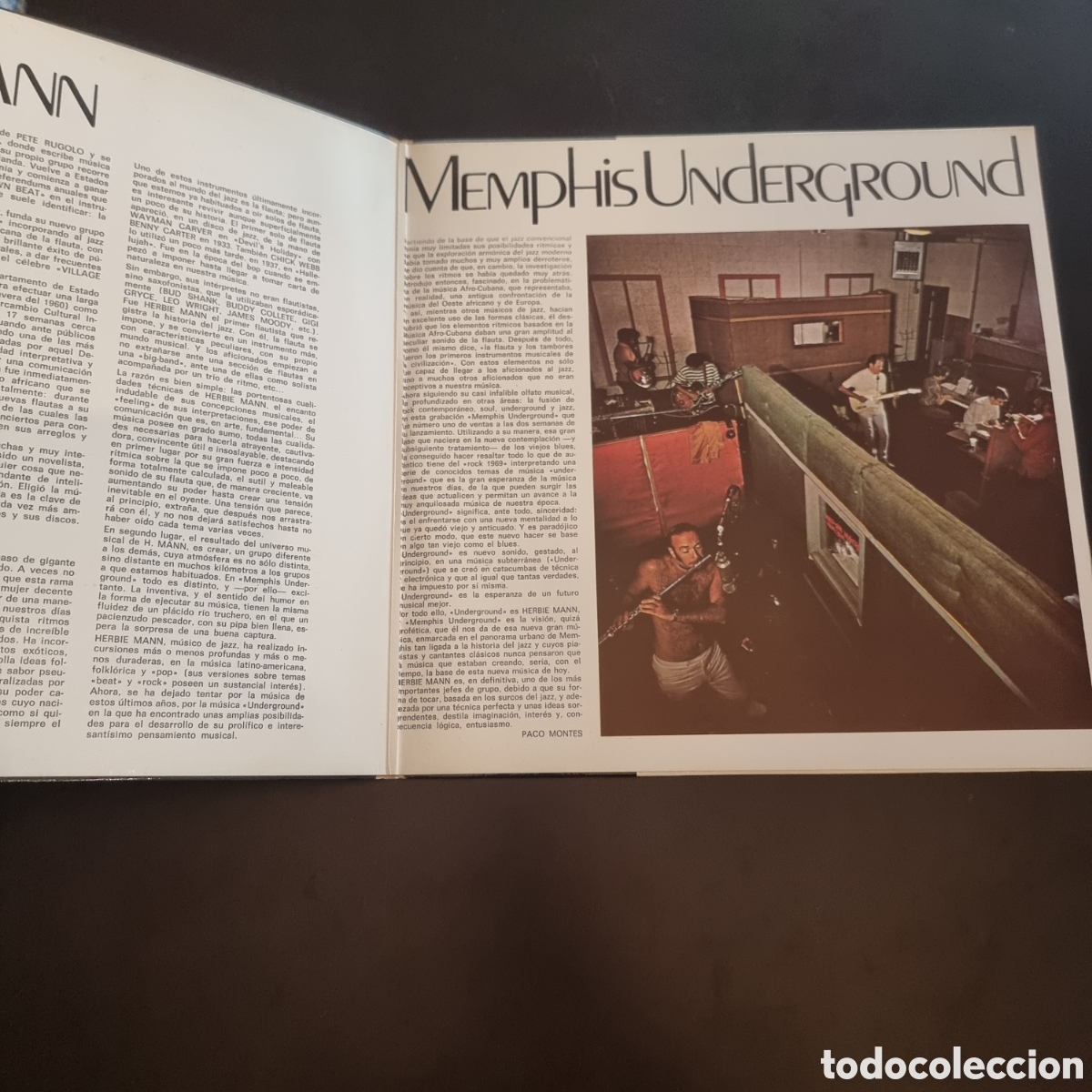 Discos de vinilo: HERBIE MANN-MEMPHIS UNDERGROUND 1969 - Foto 2
