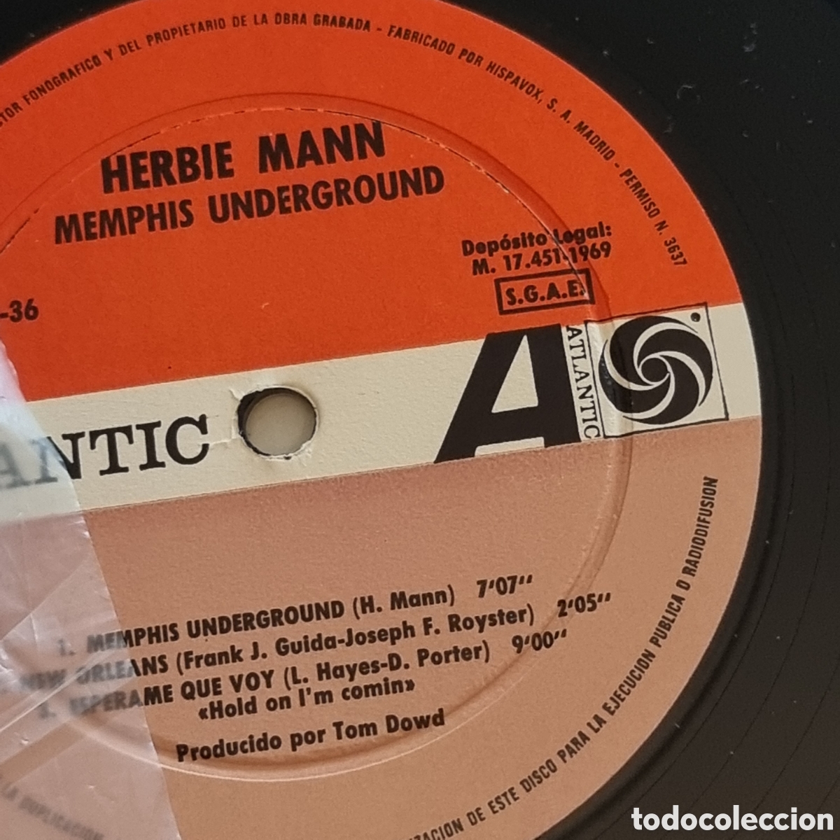 Discos de vinilo: HERBIE MANN-MEMPHIS UNDERGROUND 1969 - Foto 5