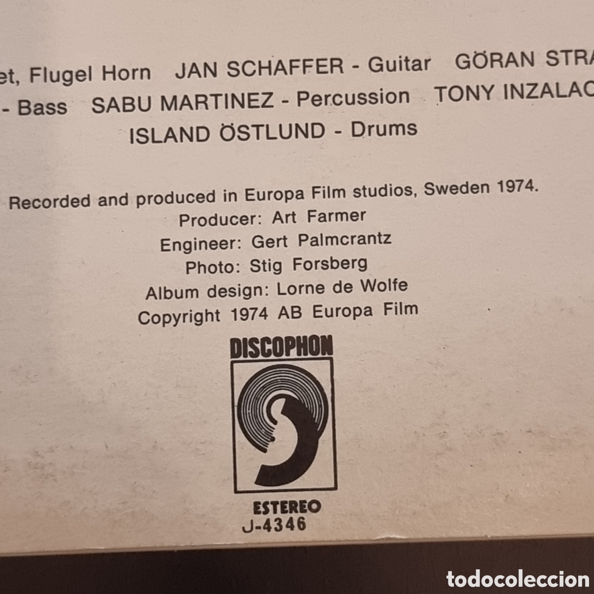 Discos de vinilo: ART FARMER : A SLEEPING BEE LP - Foto 3