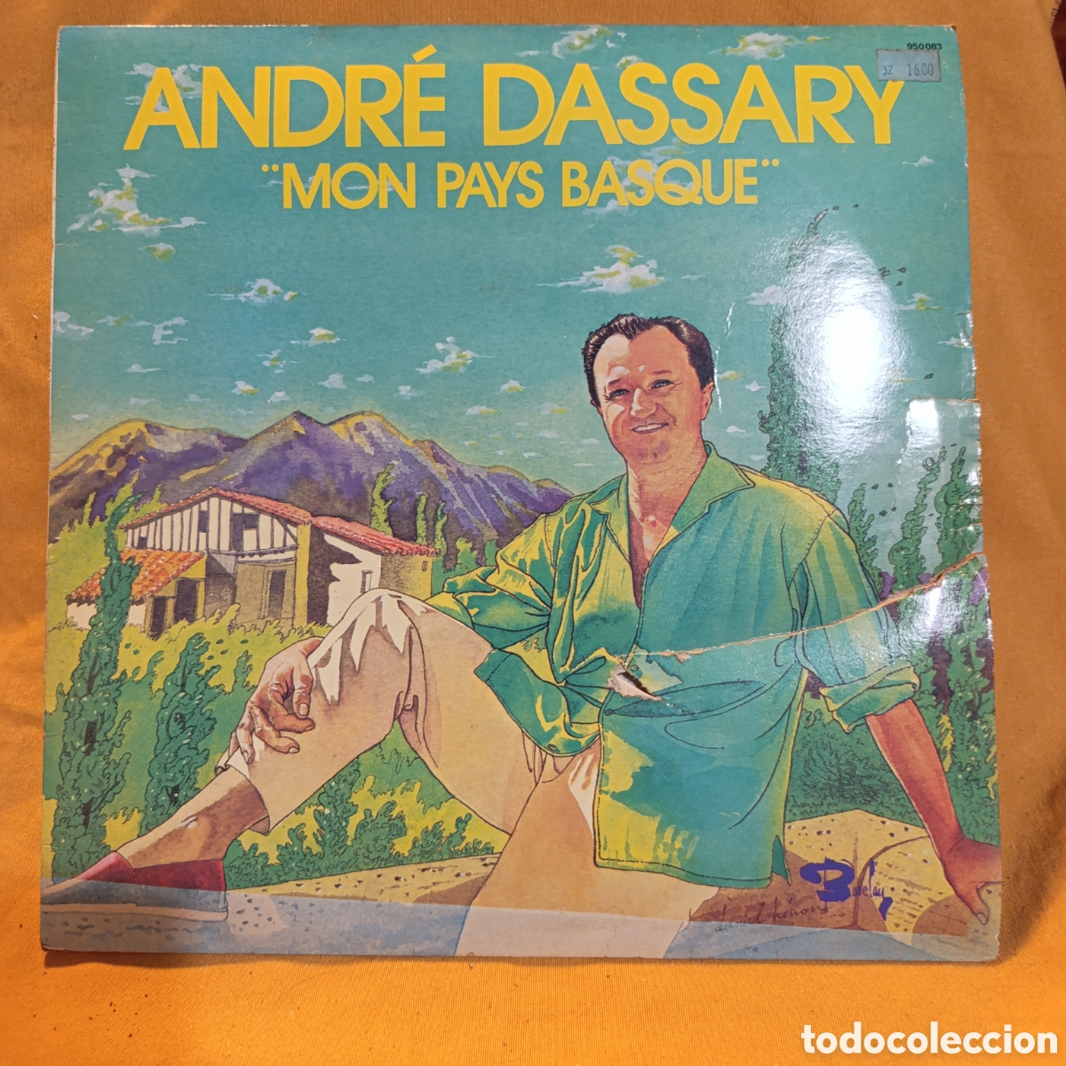 Discos de vinilo: Andr&eacute; Dassary.&rdquo;Mon Pays Basque&rdquo;&nbsp;, a&ntilde;o 1976,disco vinilo - Foto 1