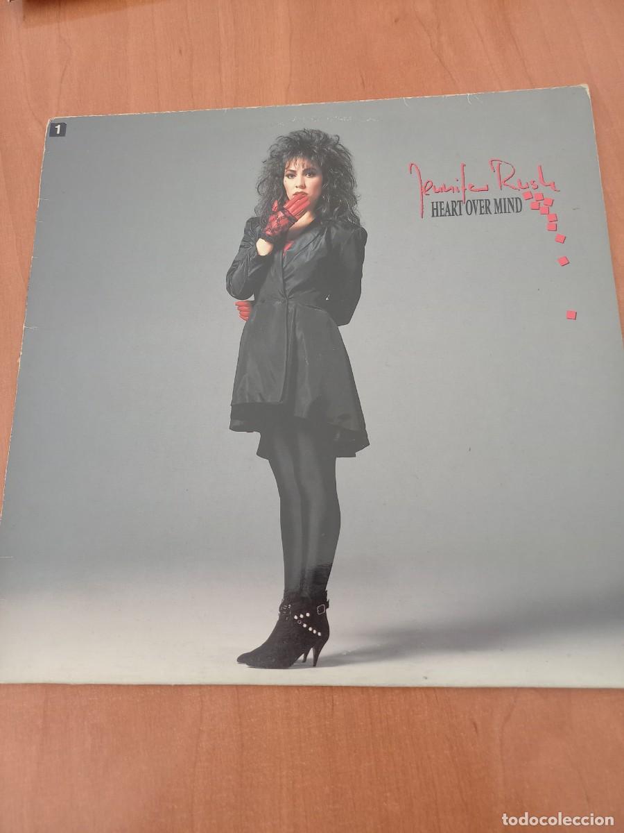 Discos de vinilo: LP/VINILO-JENNIFER RUSH-HEART OVER MIND - Foto 1