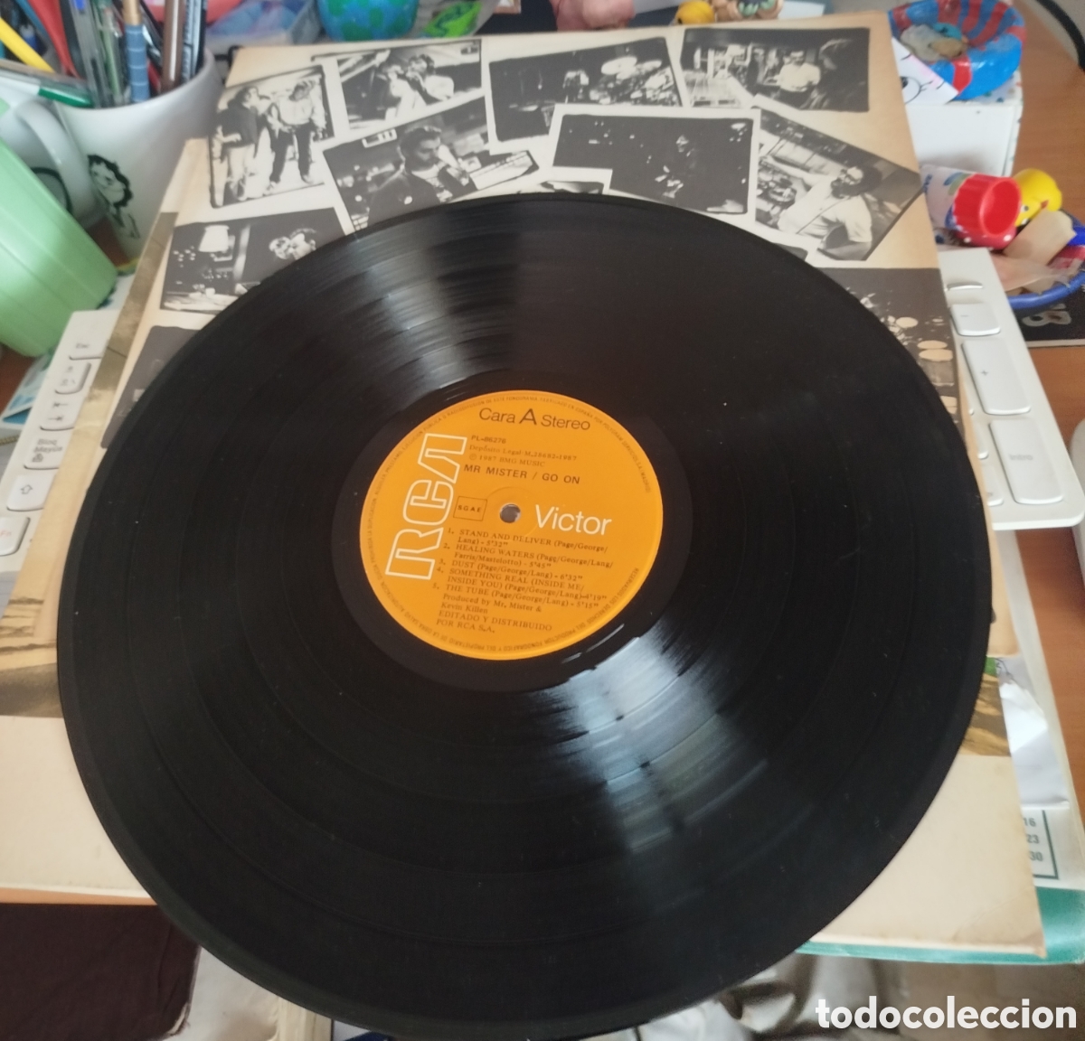 Discos de vinilo: Mr. Mister. - Go On... Edici&oacute;n espa&ntilde;ola - Foto 2