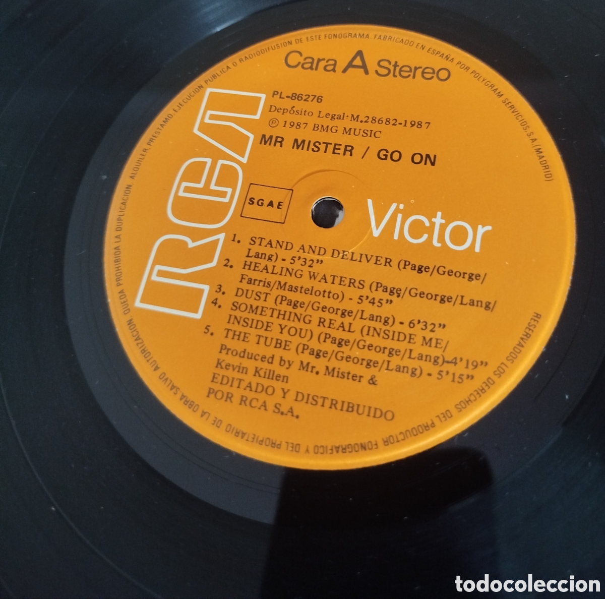 Discos de vinilo: Mr. Mister. - Go On... Edici&oacute;n espa&ntilde;ola - Foto 3