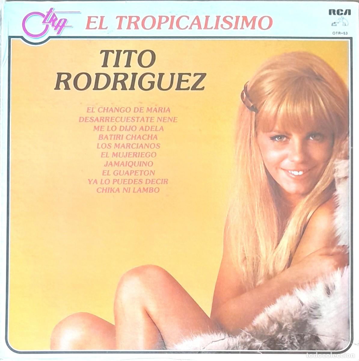 Disques de vinyle: Tito Rodr&iacute;guez. &ldquo;El Tropicalisimo&rdquo;. Disco LP. Vinilo. 1981. Nuevo Sellado (precintado).