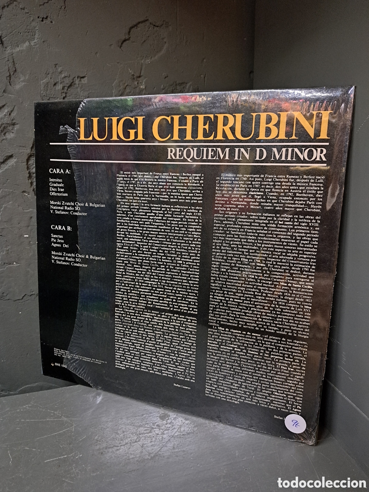 Discos de vinilo: Cherubini. R&eacute;quiem In D Minor - Foto 2