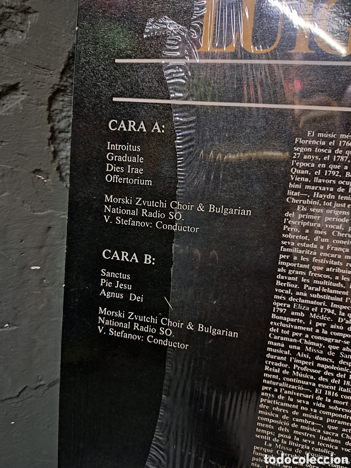 Discos de vinilo: Cherubini. R&eacute;quiem In D Minor - Foto 3