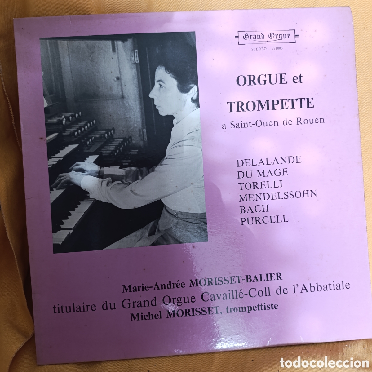 Dischi in vinile: ORGUE et TROMPETTE &agrave; Saint-Ouen de Rouen&rdquo;.A&ntilde;o 1977,disco vinilo