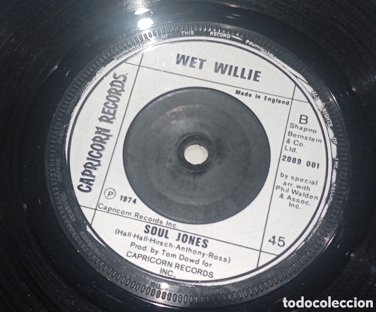 Discos de vinilo: WET WILLIE - Keep on smilin (1974) single - Foto 2