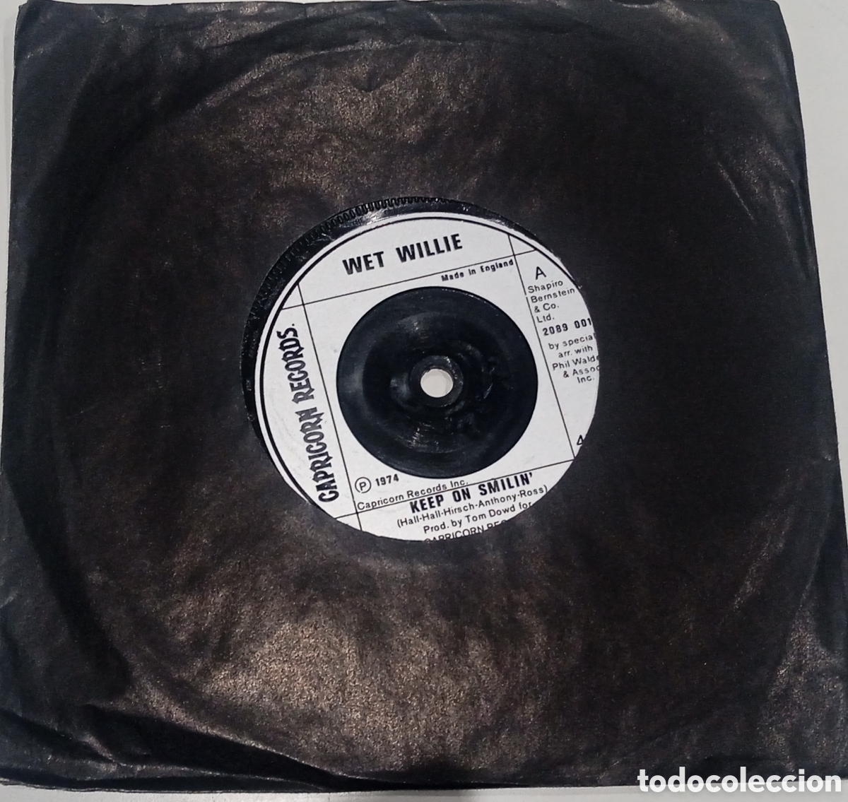 Discos de vinilo: WET WILLIE - Keep on smilin (1974) single - Foto 5