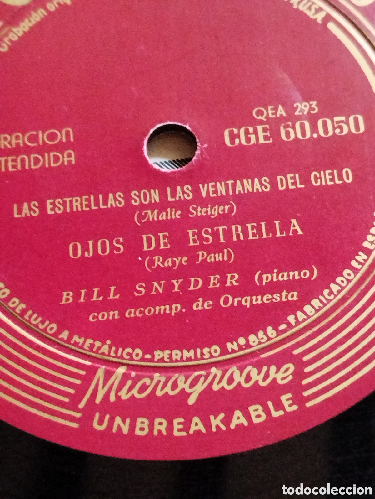Discos de vinilo: Bill Snyder piano pidele una estrella - Foto 6