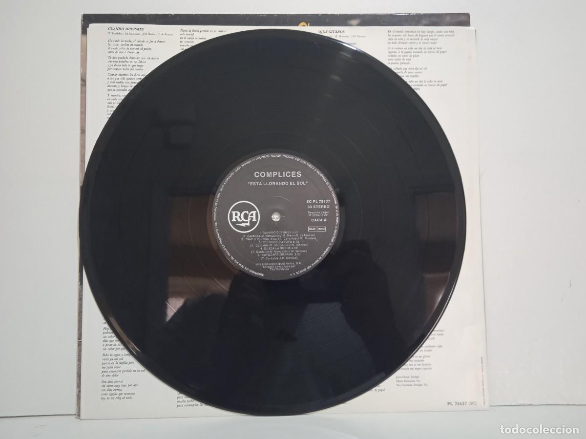 Discos de vinilo: Complices - Esta Llorando El Sol - LP - 1991 - Foto 5