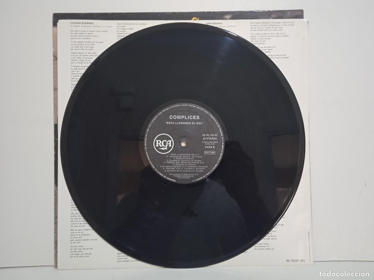 Discos de vinilo: Complices - Esta Llorando El Sol - LP - 1991 - Foto 7