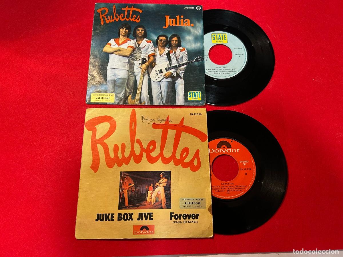 Discos de vinilo: single Rubettes disco Juke Box Jive de 1974 y Julia de 1976 - Foto 1