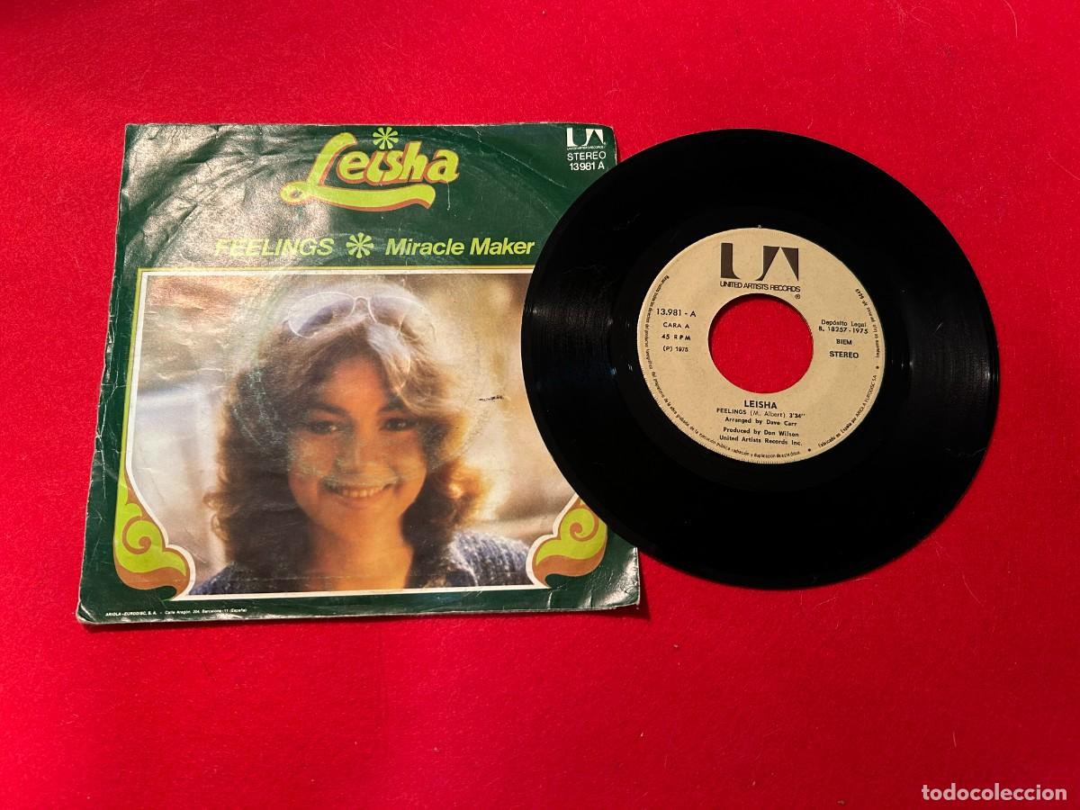 Discos de vinilo: single Leisha Feelings - miracle maker disco 1975 - Foto 2
