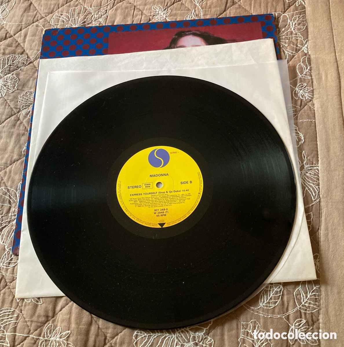 Discos de vinilo: Maxi-Single Madonna Express Yourself - Foto 4