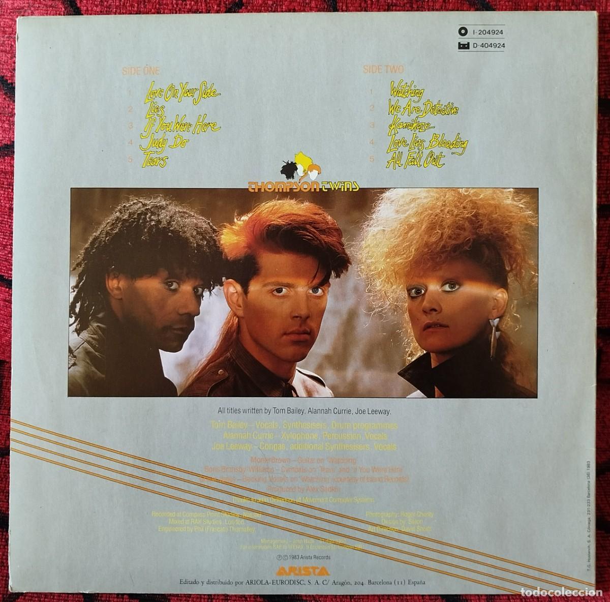 Discos de vinilo: THOMPSON TWINS ** Quick Step & Side Kick ** VINILO LP 1983 - Foto 2