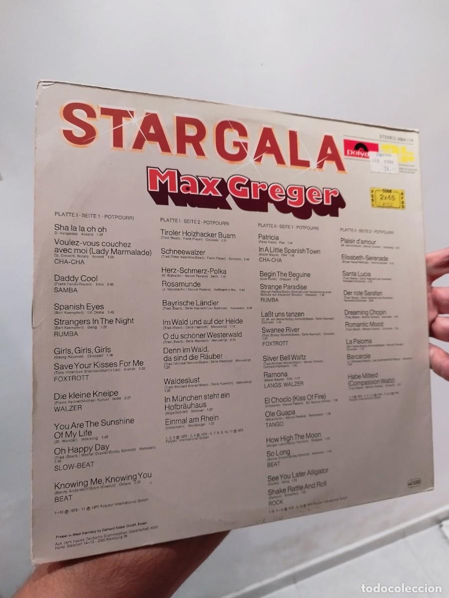 Discos de vinilo: Max Greger &ndash; Stargala. Doble vinilo Lp. - Foto 3