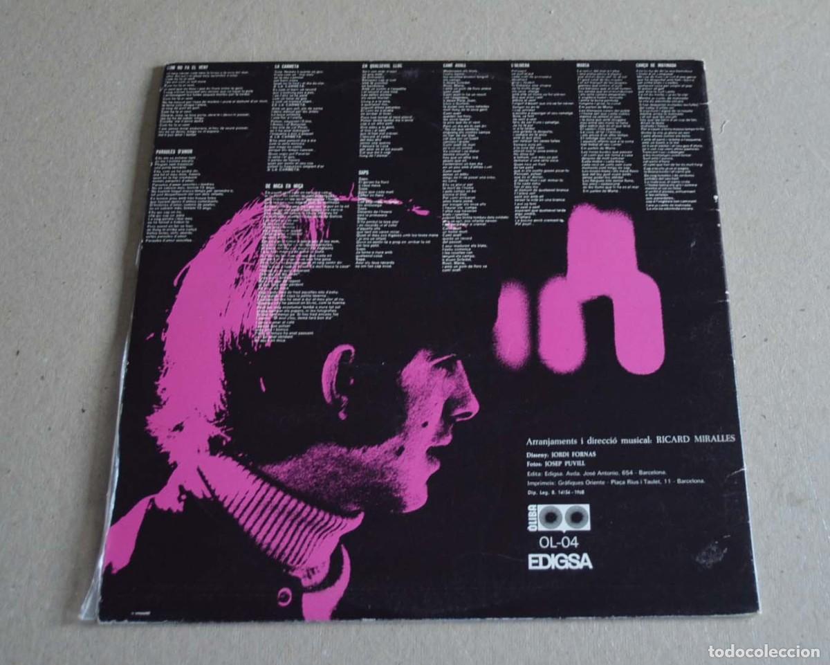 Discos de vinilo: JOAN MANUEL SERRAT - COM HO FA EL VENT - Foto 2