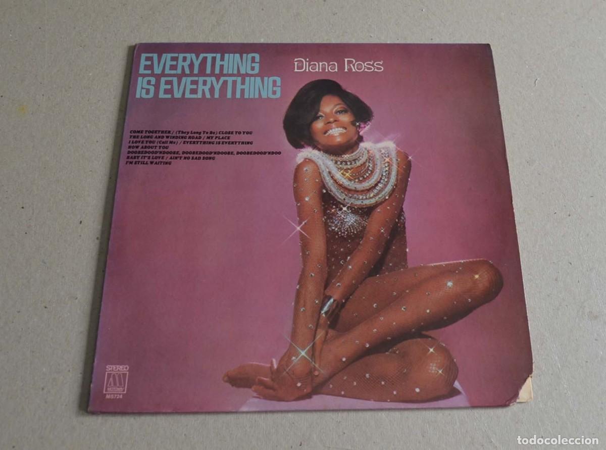 Discos de vinilo: DIANA ROSS - EVERYTHING IS EVERYTHING (ed. USA) - Foto 1