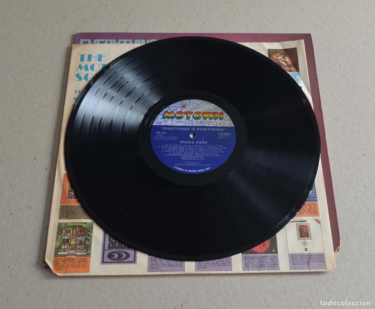 Discos de vinilo: DIANA ROSS - EVERYTHING IS EVERYTHING (ed. USA) - Foto 3