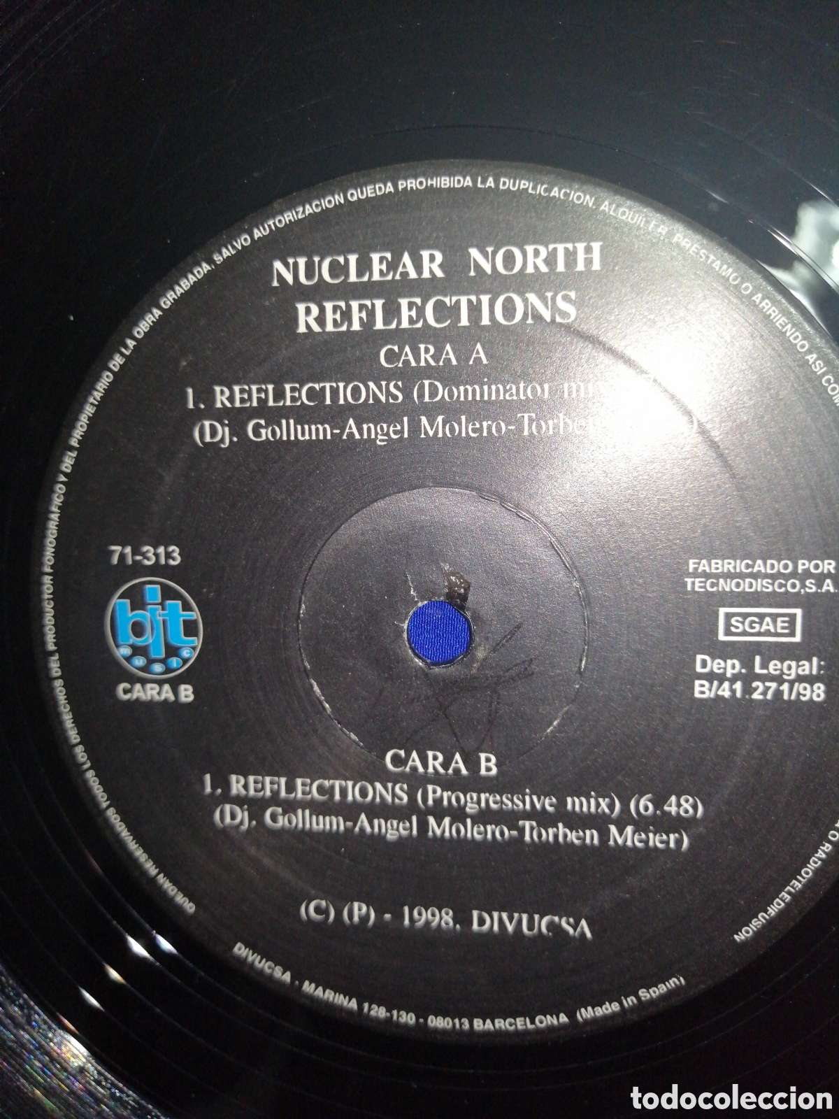 Discos de vinilo: REFLECTIONS - NUCLEAR NORTH - 45 RP - Foto 4