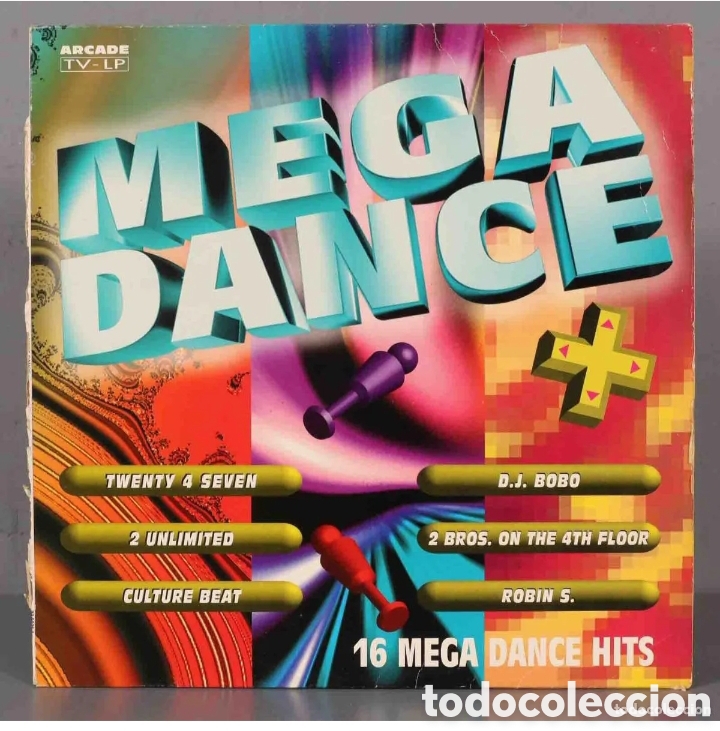 Discos de vinilo: LP. Various &ndash; Mega Dance - Foto 1