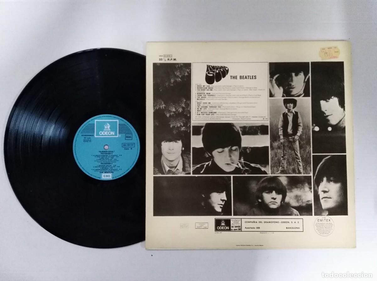 Discos de vinilo: Disco LP.Beatles.Rubber Soul.Odeon.1966 - Foto 2