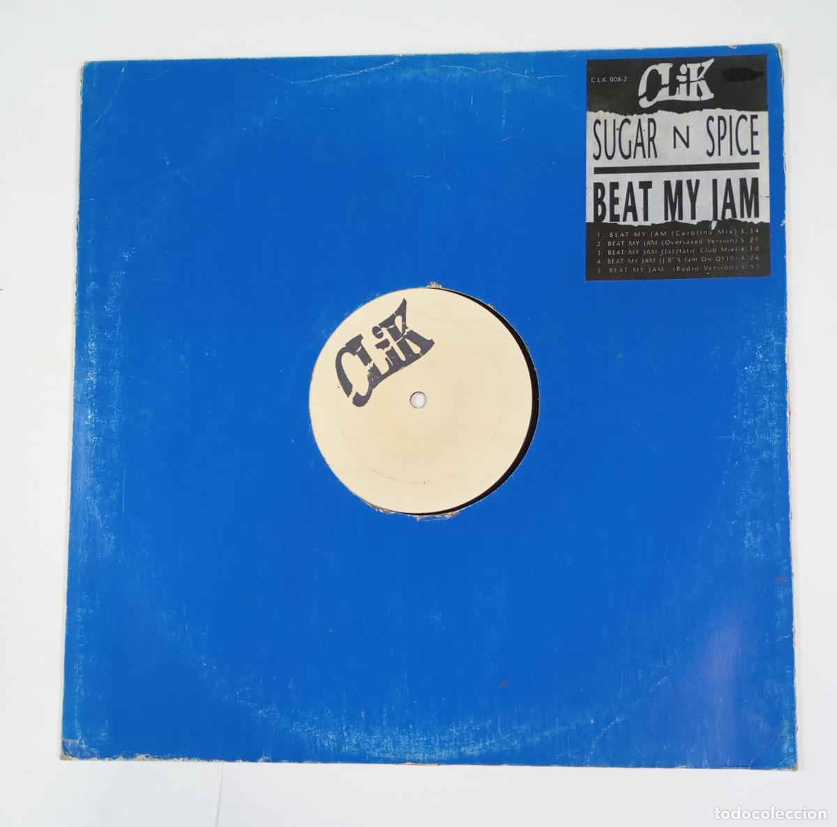 Discos de vinilo: SUGAR N SPICE - BEAT MY JAM. MAXI-SINGLE. TDKDA80 - Foto 1