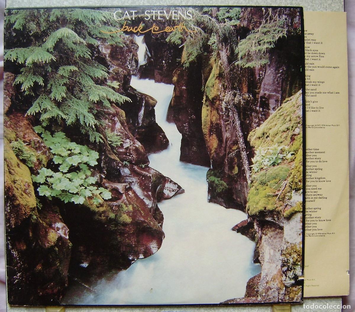 Discos de vinilo: CAT STEVENS.BACK TO EARTH...EX...ED USA - Foto 1