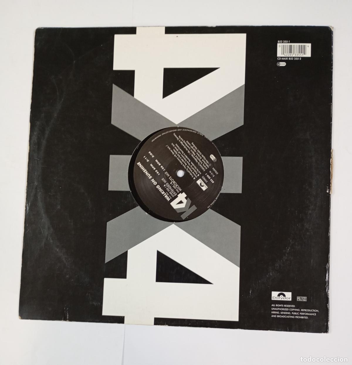 Discos de vinilo: K4. WALKING ON SUNSHINE. MAXI-SINGLE. TDKDA78 - Foto 2