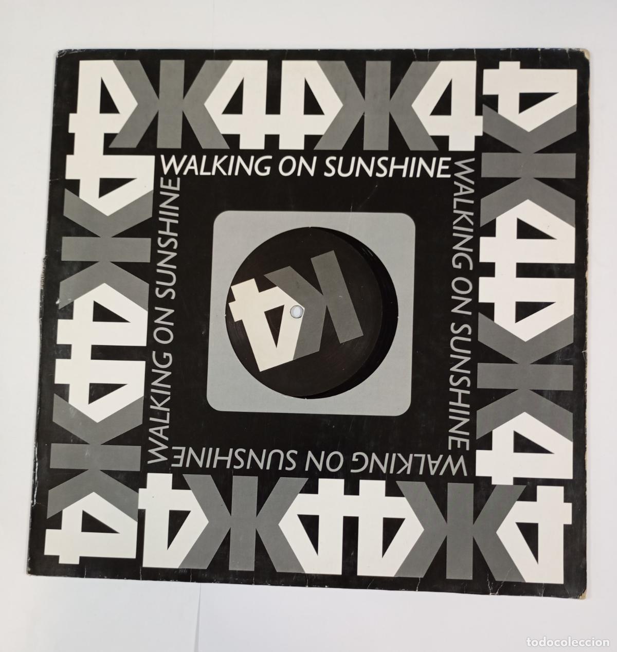 Discos de vinilo: K4. WALKING ON SUNSHINE. MAXI-SINGLE. TDKDA78 - Foto 1