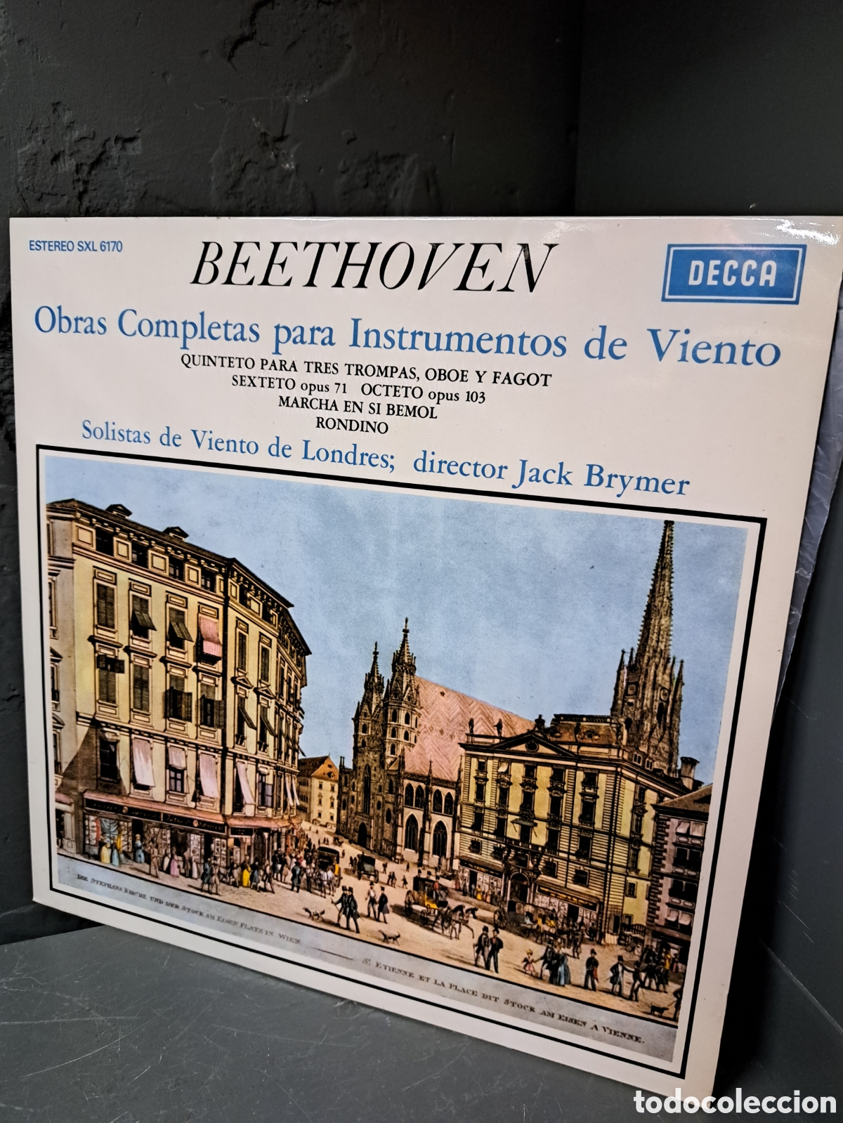 Discos de vinilo: Beethoven. Obras completas para viento - Foto 1