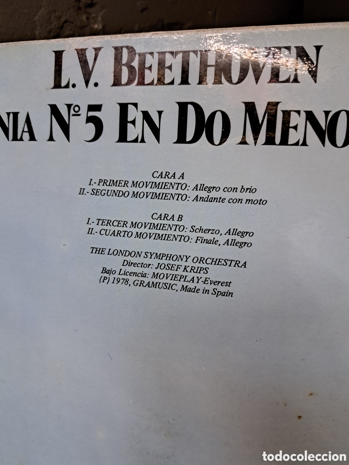 Discos de vinilo: Beethoven. Sinfon&iacute;a N5 en do menor, op67 - Foto 3
