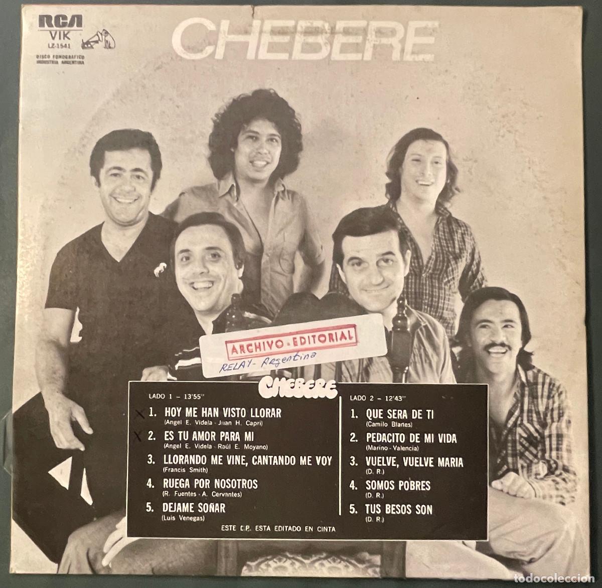 Discos de vinilo: CHEBERE / CHEBERE (LP RCA 1982) ARGENTINA - Foto 2