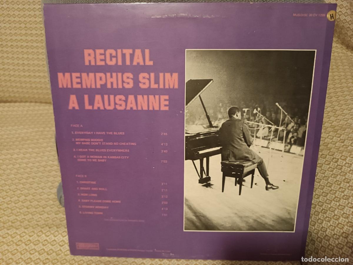 Discos de vinilo: Memphis Slim Recital A Lausanne - Foto 2